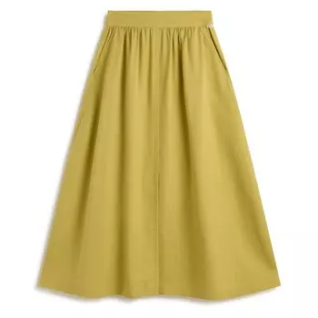 Юбка Ecoalf Yoko midi, зеленый