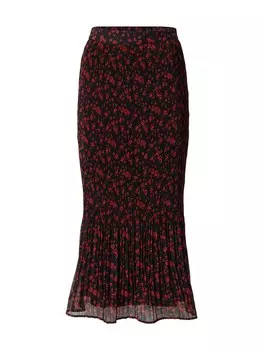 Юбка Edited Asya, смешанные цвета/красный