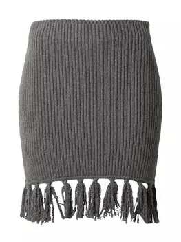 Юбка Edited HEGE, темно-серый/пятнистый серый