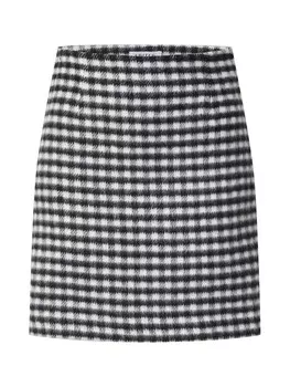 Юбка EDITED Josie, черный/белый