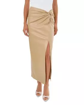 Юбка Eileen Twist Front LAMARQUE, коричневый/бежевый