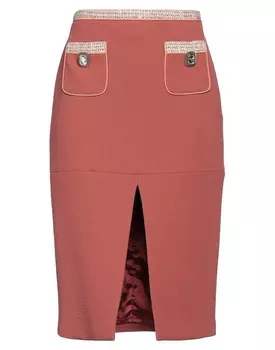 Юбка Elisabetta Franchi, бледно-розовый