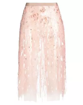 Юбка Elisabetta Franchi, бледно-розовый