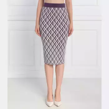 Юбка Elisabetta Franchi, фиолетовый