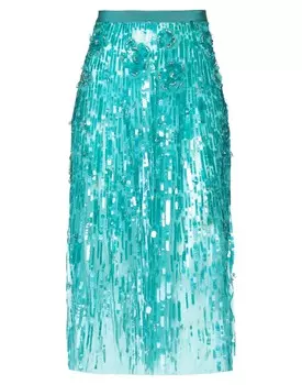 Юбка Elisabetta Franchi, изумрудно-зеленый
