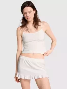 Юбка Emilia Pointelle Pink By Frankies Bikinis, белый