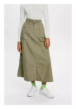 Юбка Esprit, цвет khaki green