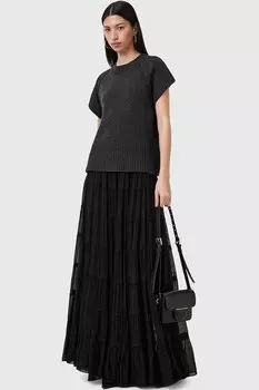 Юбка EVA Allsaints, черный