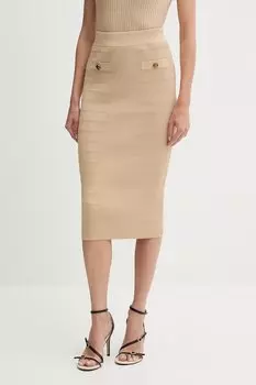 Юбка EVANGELINE Guess, бежевый
