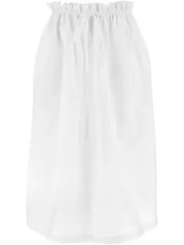 Юбка Fabiana Filippi из смесового хлопка, белый