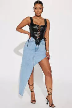 Юбка Fashion Nova 23GWF1258B, синий