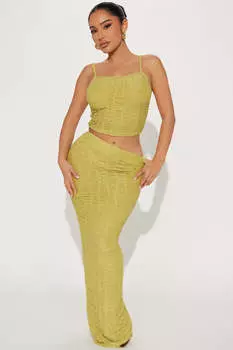 Юбка Fashion Nova 5780S, шартрез