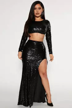 Юбка Fashion Nova CTS51715, черный