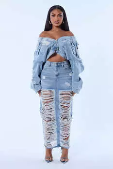 Юбка Fashion Nova FN21101I712, синий