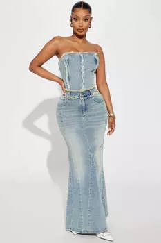 Юбка Fashion Nova FN21221596, синий