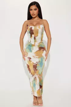 Юбка Fashion Nova FST50131TS, коричневый