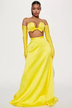 Юбка Fashion Nova GW22C1184, желтый