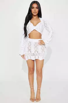 Юбка Fashion Nova IMA8686TSN, белый