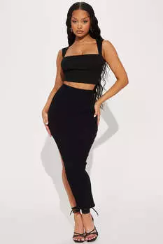 Юбка Fashion Nova JS16471, черный