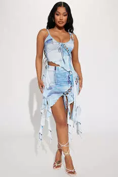 Юбка Fashion Nova LS2006, синий