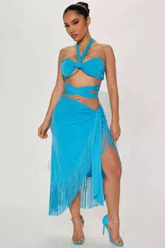 Юбка Fashion Nova MTS5711FN, аква