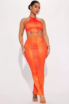 Юбка Fashion Nova NAF1349, оранжевый