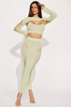 Юбка Fashion Nova S3P012, разноцветный