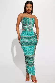 Юбка Fashion Nova SET14831, зеленый