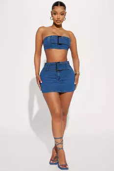 Юбка Fashion Nova SET1742, деним