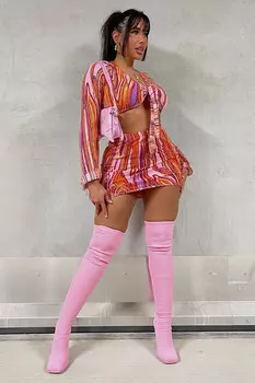 Юбка Fashion Nova TS1052, розовый