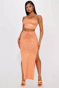 Юбка Fashion Nova TS1468, оранжевый