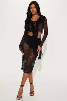 Юбка Fashion Nova TS17755C, черный