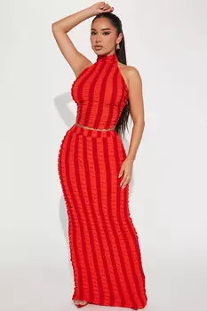 Юбка Fashion Nova TS30005C, красный