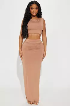 Юбка Fashion Nova ZDST1869, мокко