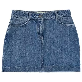Юбка Fendi Kids Logo Embroidery Skirt, синий