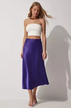 Юбка - Фиолетовый - Макси Happiness stanbul