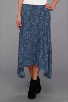Юбка Free People Print Flip It And Reverse It Skirt, цвет Slate Combo