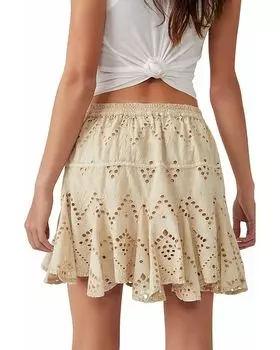 Юбка Free People Serenity Mini Skort, цвет Tea