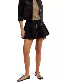 Юбка Free People We The Free Roselle Denim Mini Skirt, цвет Jet Set