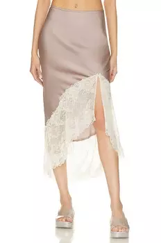 Юбка Free People X Intimately FP Heart Eyes Half Slip, цвет Etherea Combo