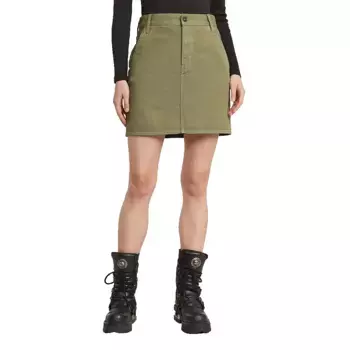 Юбка G-Star Viktoria Chino skirt, зеленый
