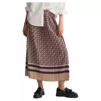 Юбка Gant 4400136 Midi, бежевый