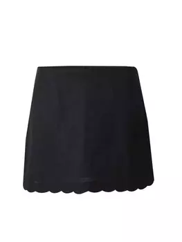 Юбка GAP SCALLOP, черный