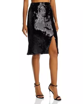 Юбка Generation Love Shenae с пайетками, черный