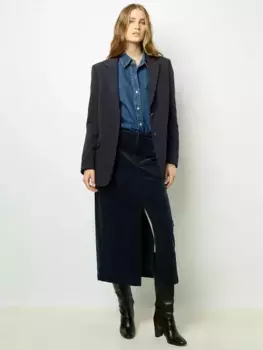 Юбка Gerard Darel Cassidie Corduory, темно-синий