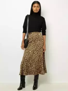 Юбка Gerard Darel Constance Leopard Print, разноцветный