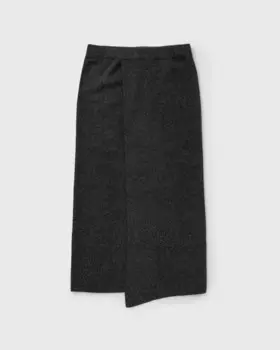 Юбка Gestuz Manzigz Skirt, цвет deep graphite melange