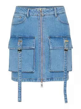 Юбка Gestuz Zoy, синий деним