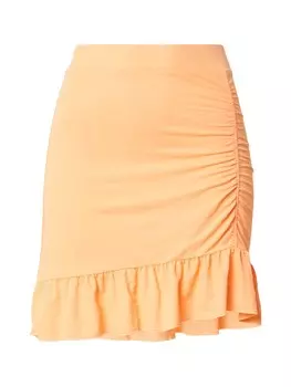 Юбка Gina Tricot Annie, светло-оранжевый