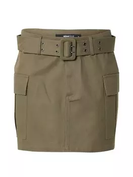 Юбка Gina Tricot Sindra, хаки